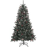  Umetna novoletna jelka s stojalom zelena 150 cm PVC, (20670898) | Shoptok.si