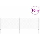  Ograda od lančanih veza s postom 10 x 0,8 m Srebrna Mreža | shoptok.hr