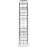  Lučne gabionske košare 25kom 200x30x120/140cm pocinčano željezo | shoptok.hr