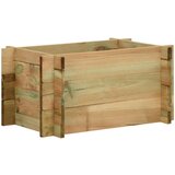 vidaXL Dvignjeno vrtno cvetlično korito impregnirana borovina 40 cm Cene