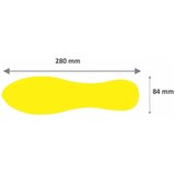  Simboli za podno obeležavanje "stopalo" 1/10 Tarifold žuta | ePonuda.com