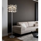 Globo 64138SS - Podna lampa QUEENA 5xE14/40W/230V srebrna | Eponuda.com