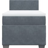 Box spring krevet s madracem tamnosivi 90x200 cm baršunasti | shoptok.hr