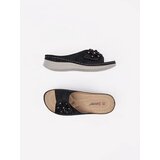 Shelvt Black women's flip-flops with a thick sole | Shoptok.si