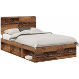 vidaXL Konstrukcija postelje Star les 135 x 190 cm Masivno borovo les, (5000102870) | Shoptok.si
