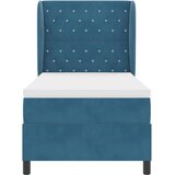  Krevet s opruga kutije Tamno plava 200 x 100 cm Baršun | shoptok.hr