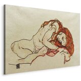  Slika - Egon Schiele – Crouched Girl With Bowed Head 30x20 Na talijanskom platnu | shoptok.hr