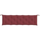  Jastuci za vrtnu klupu 2 kom Crvena vina 180x50x7 cm tkanina | Eponuda.com