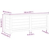  Vanjska kutija za jastuke antracit 150x50x56cm masivna jelovina | shoptok.hr