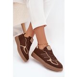 Boto Low Women's Sneakers Brown Brenelle | shoptok.hr