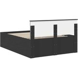  Krevetna konstrukcija Crna 150 x 200 cm Konstruirano drvo Slike