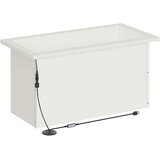 Vrtna posuda za sadnju s LED svjetlom Bijela 30 x 60 x 30 cm | shoptok.hr
