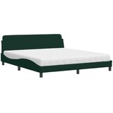  Krevet s madracem Dover tamnozeleni 180x200 cm baršunasti | shoptok.hr