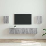 TV zidni ormar Zidne 2 pcs Siva Sonoma 30 x 31 x 40 cm | Eponuda.com