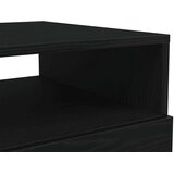  Klub stolić s LED svjetlima crni hrast 50x49x40 cm | shoptok.hr
