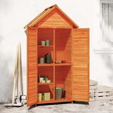  Vrtno spremište za alat smeđe 89x52,5x175 cm masivna borovina | shoptok.hr