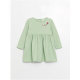LC Waikiki Crew Neck Long Sleeve Printed Dress for Baby Girl | shoptok.hr