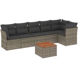  7-dijelni set vrtnih sofa sivi od poliratana | shoptok.hr