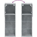 TV ormarići s LED svjetlima 2 kom boja betona 30 5 x 30 x 90 cm | shoptok.hr