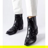 Gemre Black cowboy boots with a small heel Henriette | Shoptok.si