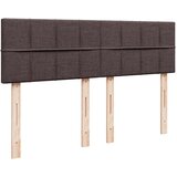  Krevet s oprugama i madracem tamnosmeđi 160x200 cm tkanina | shoptok.hr