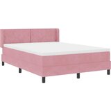 Krevet s opruga kutije Ružičasta 200 x 160 cm Baršun | Eponuda.com