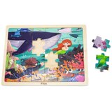 Viga drvena slagalica mala sirena 24 elemenata Slike