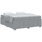 vidaXL Konstrukcija postelje Svetlo siva 180 x 200 cm blago | Shoptok.si