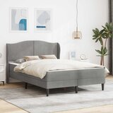  Okvir za krevet Svjetlosiva 140 x 190 cm Baršun - Svjetlosiva 140 x 190 cm | shoptok.hr