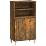  Visoka komoda dimljenog hrasta 60x36x110 cm konstruiranog drva | shoptok.hr