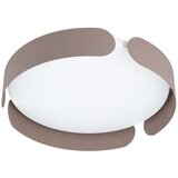 Eglo stropna lampa valcastto led 24W 2400LM 3000K 35 cm smeđa-bijela | shoptok.hr