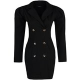 Trendyol Black Buttoned Jacket Dress | shoptok.hr
