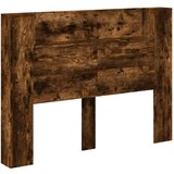  Krevetna ploča s LED-om Dimljeni hrast 140 x 16 5 x 103 5 cm - Dimljeni hrast 140 cm | shoptok.hr