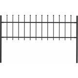  Vrtna ograda Woerden s vrhom koplja čelik 181x60 cm crna | shoptok.hr