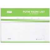NARODNE NOVINE-UT VI-24 PUTNI RADNI LIST ZA AUTOBUS; Blok 2 x 50 listova, 29,7 x 21 cm | shoptok.hr