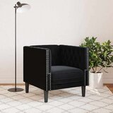  Chesterfield sofa stolica Crna 71 x 74.5 x 70.5 cm Baršun | shoptok.hr