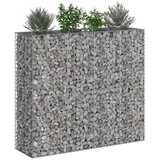  Gabionski uzdignuti krevet 2 pcs Srebrno 170 x 50 x 150 cm | shoptok.hr