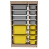 Hanah home višenamenska polica montana xs 2D4N8U sonomo grey yellow | ePonuda.com