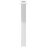  Noge za blagovaonski stol X-oblik 2 kom Bijele 70 x (72-73) cm Čelik | shoptok.hr