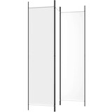 Sobna Paravan 3-delni bel 150x200 cm blago, (20594953) | Shoptok.si