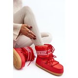 Boto Women's lace-up snow boots Red Soia | Shoptok.si