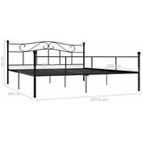  Okvir za krevet crni metalni 200 x 200 cm - Crna 200 x 200 cm | shoptok.hr