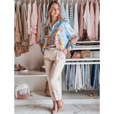 DStreet Koszula damska oversize w kwiaty BLOSSIVA błękitna | Shoptok.si
