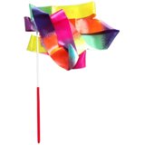  Barvita gimnastična vrvica za ples in vaje 205 x 5 cm - dolga | Shoptok.si