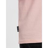 Edoti Men's printed T-shirt - pale pink | shoptok.hr