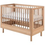 Vipack Otroška posteljica iz masivnega hrasta z nastavljivo višino 60x120 cm v naravni barvi Forrest – | Shoptok.si