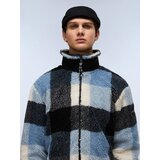 Napapijri Jopa iz flisa 'Montepiana' modra / črna / bela | Shoptok.si