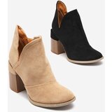Resti Black women's ankle boots with cut-outs Encura - Footwear | Shoptok.si
