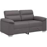  Dvosjed Sofa Siva 160x81x84 cm Imitacija kože | Shoptok.si