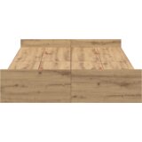  Krevetna konstrukcija za pohranu sivo Sonoma hrast artisan | shoptok.hr